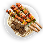 Chicken Shish & Minced Lamb Kebab 